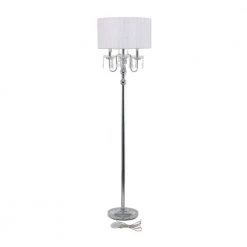 63 in. White Metal Glam Floor Lamp by Litton Lane 12 63 in. White Metal Glam Floor Lamp by Litton Lane -Litton Lane Sales white litton lane floor lamps 042548 66 1000