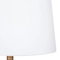 29 in. White Glass Modern Accent Lamp by Litton Lane 13 29 in. White Glass Modern Accent Lamp by Litton Lane -Litton Lane Sales white litton lane table lamps 042748 44 1000