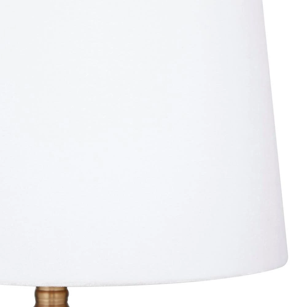 29 in. White Glass Modern Accent Lamp by Litton Lane 7 29 in. White Glass Modern Accent Lamp by Litton Lane - Image 5