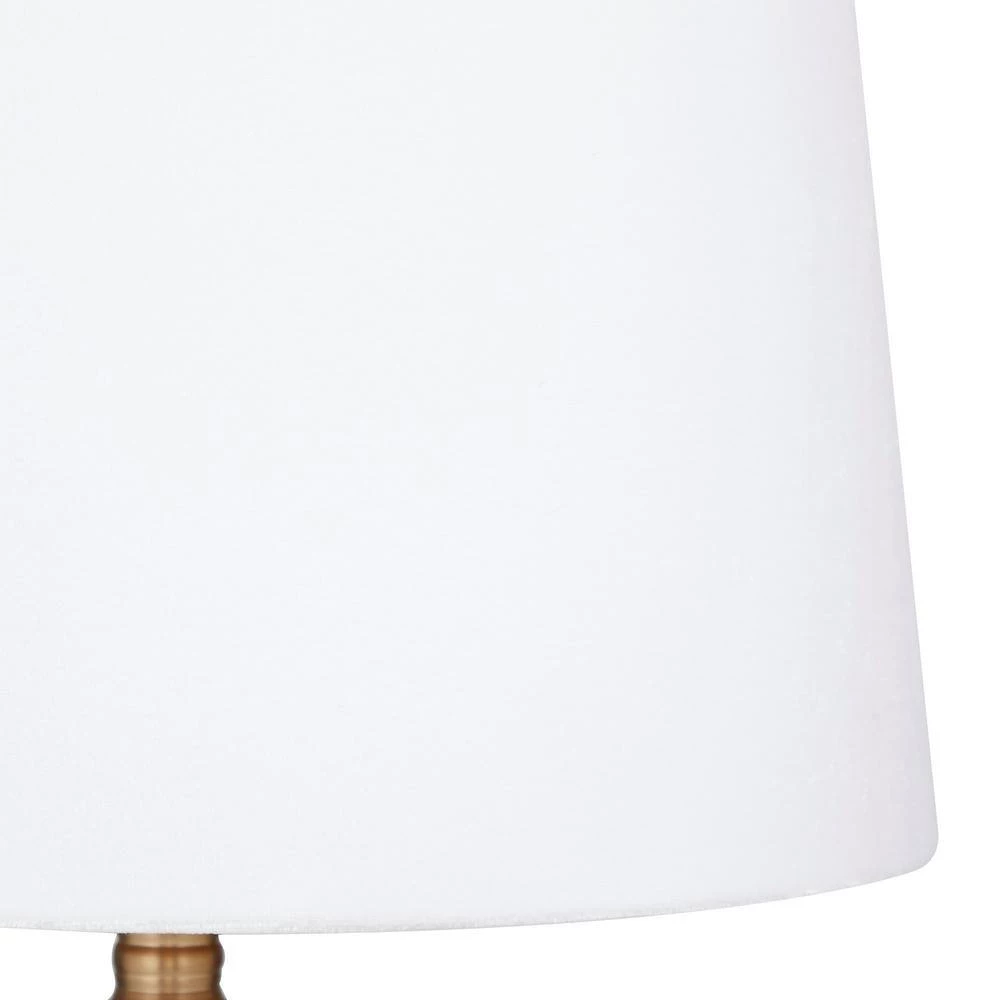 29 in. White Glass Modern Accent Lamp by Litton Lane 5 29 in. White Glass Modern Accent Lamp by Litton Lane - Image 3