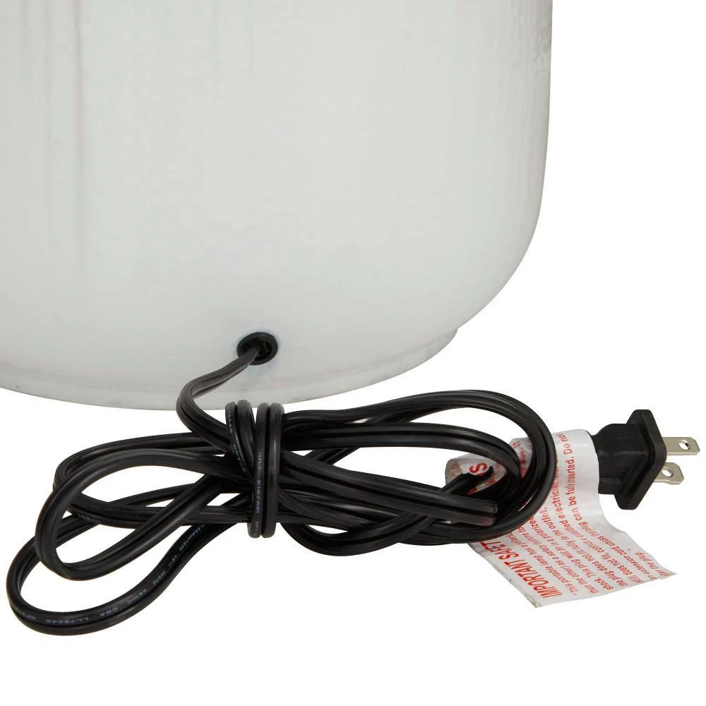 29 in. Multi Colored Glass Modern Table Lamp by Litton Lane 7 29 in. Multi Colored Glass Modern Table Lamp by Litton Lane - Image 5