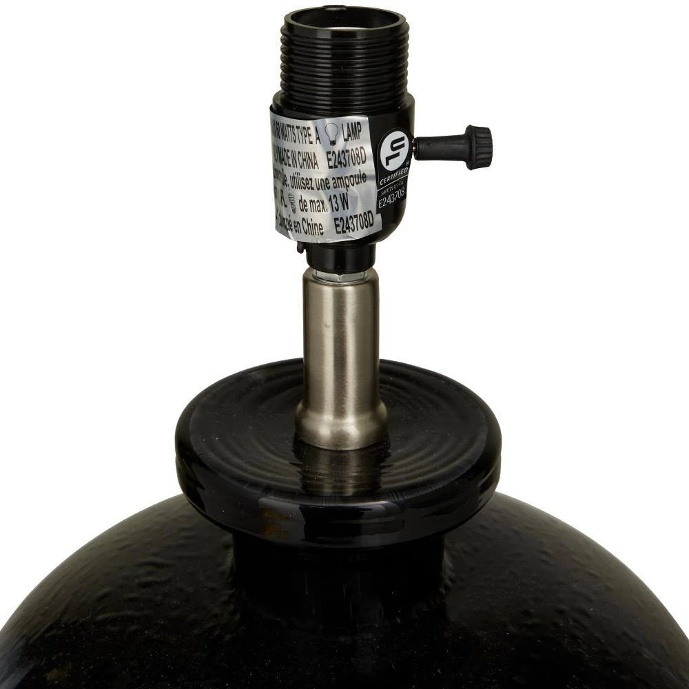 29 in. Multi Colored Glass Modern Table Lamp by Litton Lane 9 29 in. Multi Colored Glass Modern Table Lamp by Litton Lane - Image 7