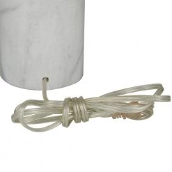 25 in. White Marble Modern Table Lamp by Litton Lane -Litton Lane Sales white litton lane table lamps 043091 1d 1000