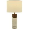 25 in. White Marble Modern Table Lamp by Litton Lane -Litton Lane Sales white litton lane table lamps 043091 64 1000