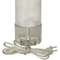 29 in. White Marble Modern Table Lamp by Litton Lane -Litton Lane Sales white litton lane table lamps 043099 1d 1000