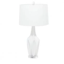 31 in. Beige Coastal Polystone Table Lamp (Set of 2) by Litton Lane