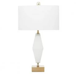 18 in. Gold Glass Table Lamp by Litton Lane