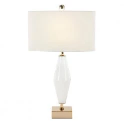 18 in. Gold Glass Table Lamp by Litton Lane -Litton Lane Sales white litton lane table lamps 39990 77 1000
