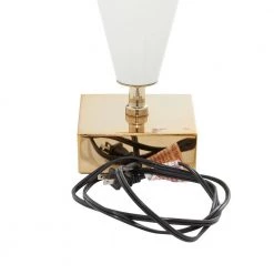 18 in. Gold Glass Table Lamp by Litton Lane -Litton Lane Sales white litton lane table lamps 39990 fa 1000